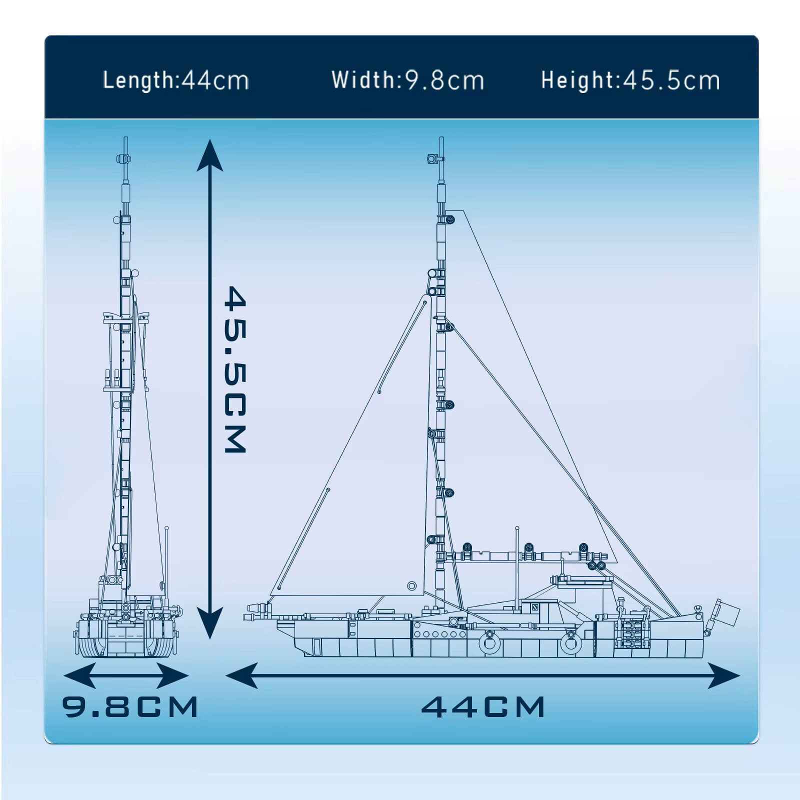 Modern Ocean Cruiser 766pcs