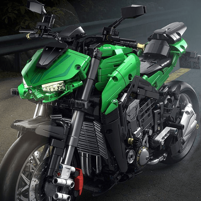 GREEN SAMURAI MOTORCYCLE | 2088PCS