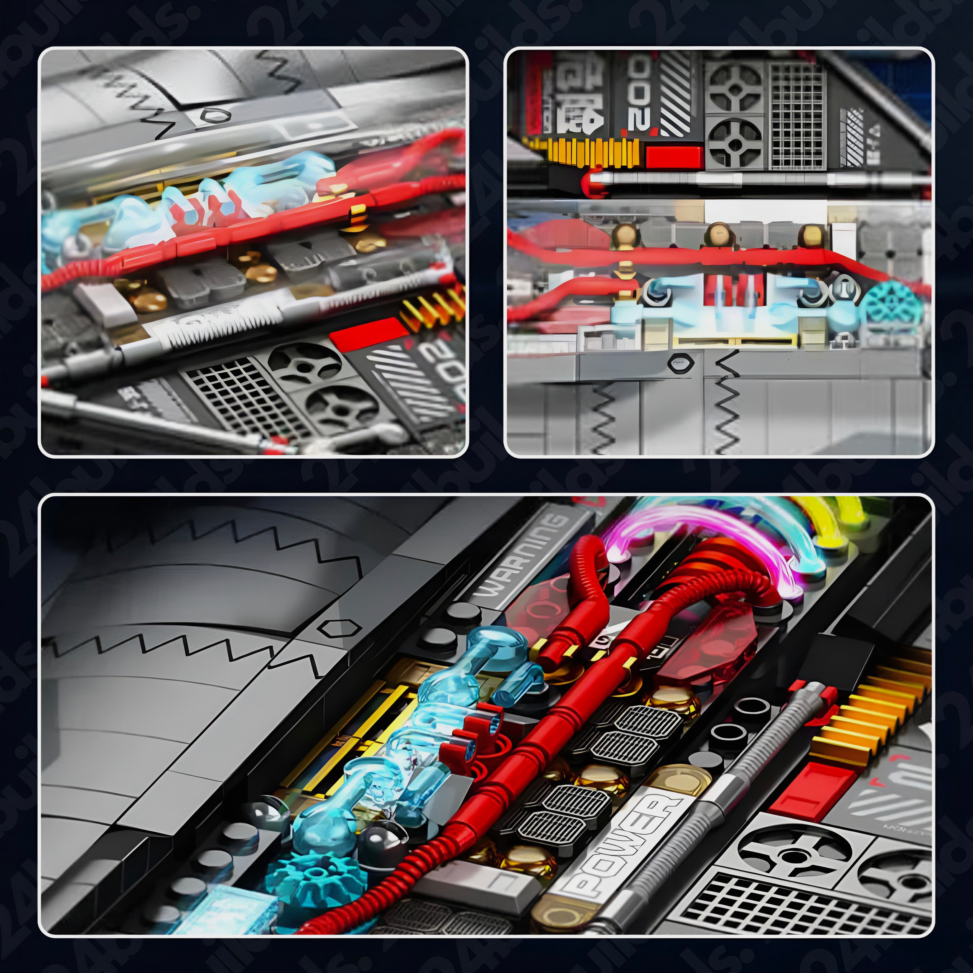TRANSPARENT J-35 TACTICAL JET | 1324PCS