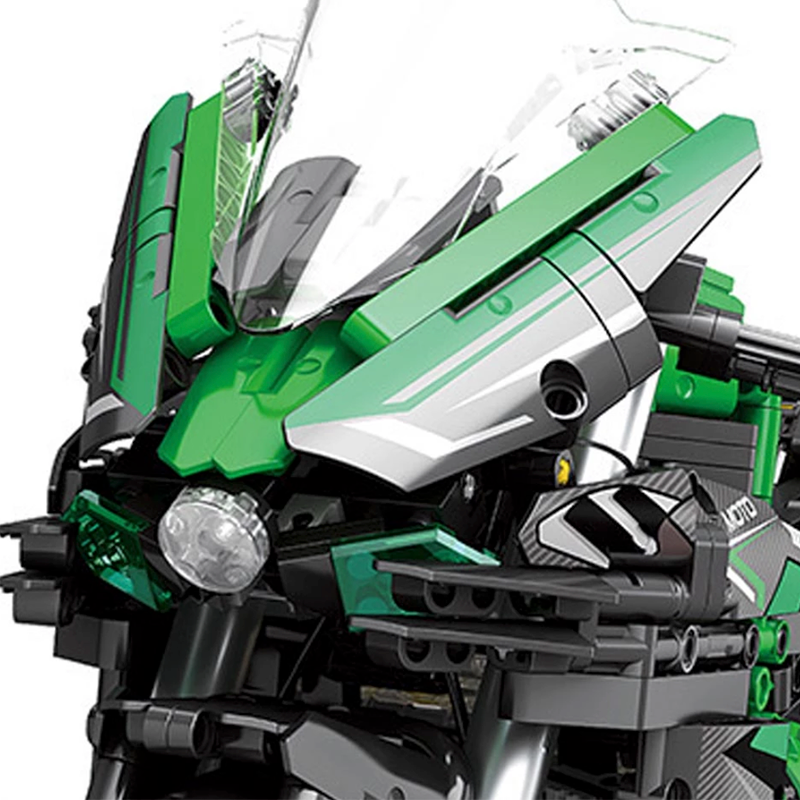 GREEN MOTORBIKE | 2087PCS
