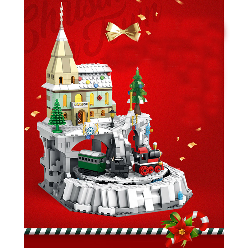 Christmas Train Kinetic Sculpture 1200pcs