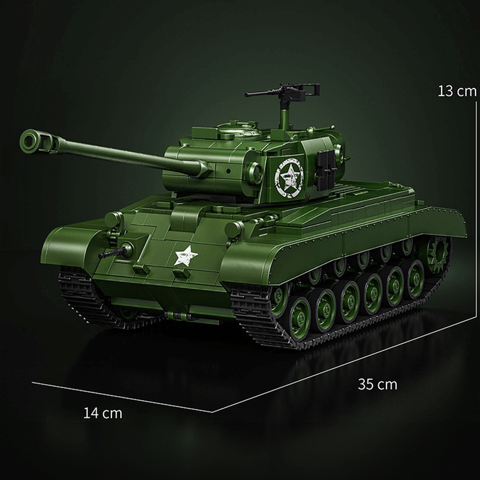 M26 Pershing Heavy Tank 1702pcs