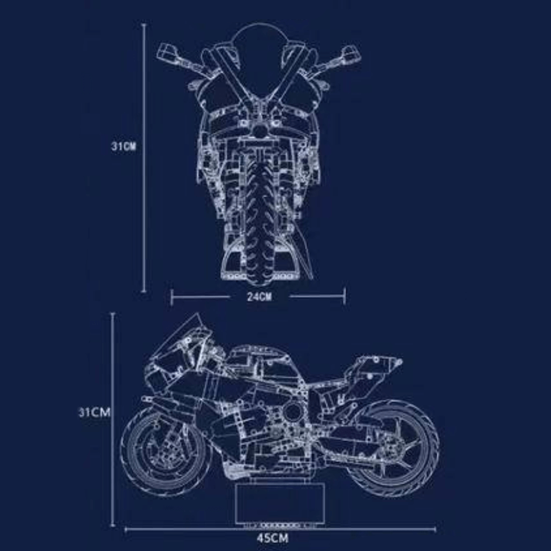 MULTICOLOR EDITION SPORTS BIKE | 1768PCS