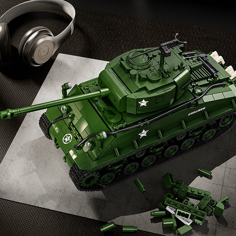 M4 Sherman Tank 1681pcs