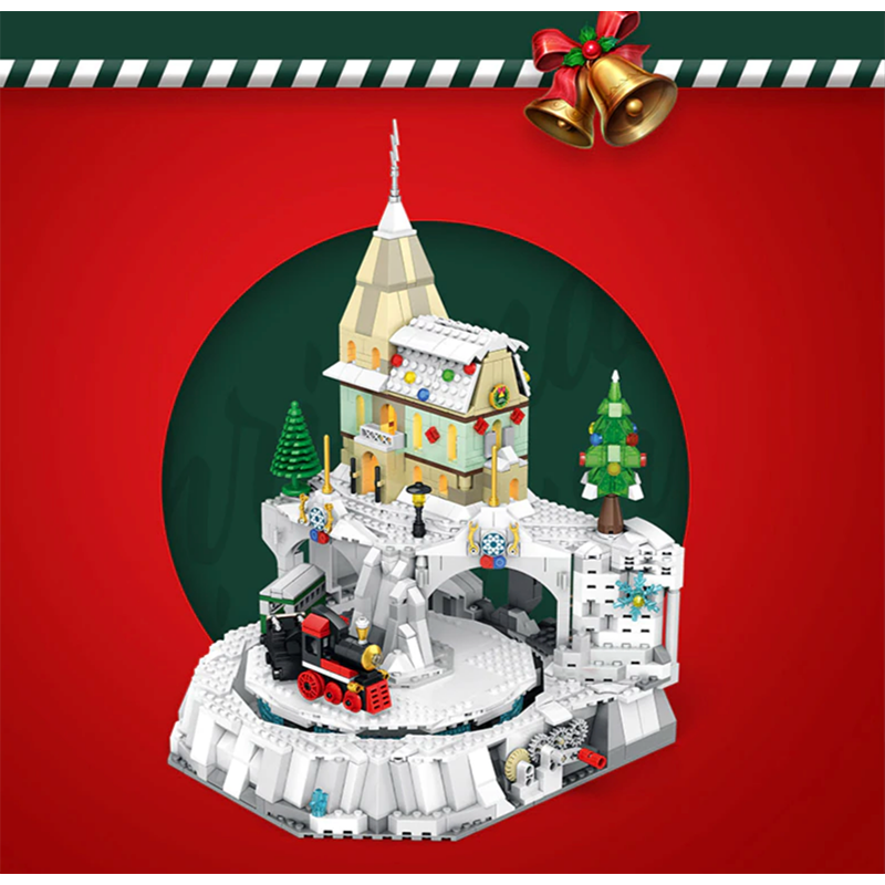 Christmas Train Kinetic Sculpture 1200pcs